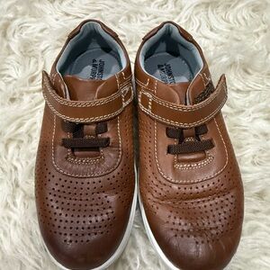 Johnston & Murphy Tan Kids Sneakers